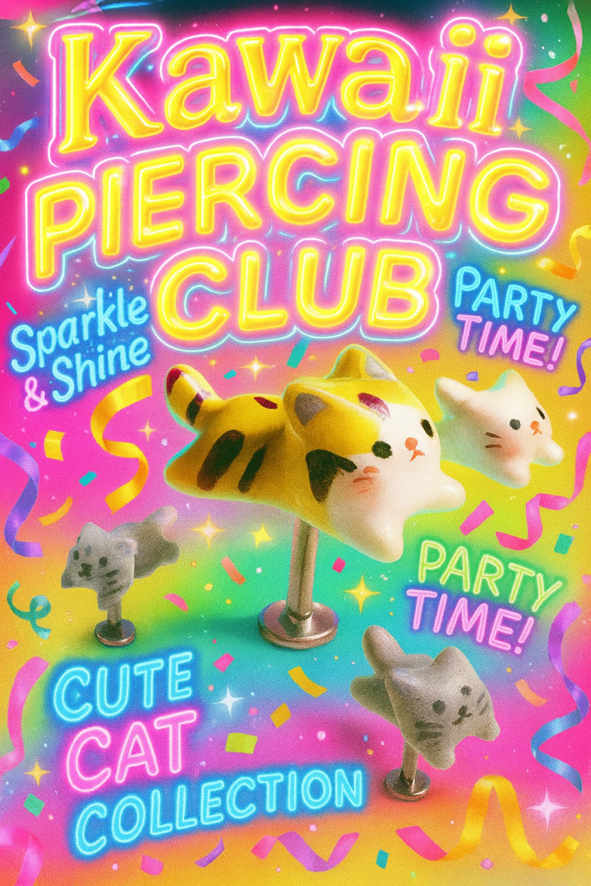 The Meowverse of kawaii piercing club